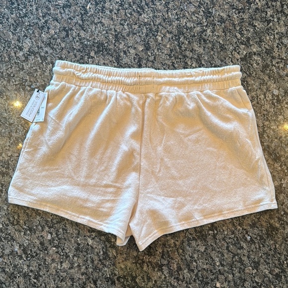 Colon fleece Women's Cream Shorts NWT XXL - Picture 7 of 10